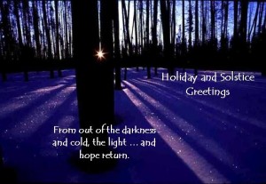 Winter solstice greetings