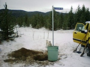 Sign ready to plant