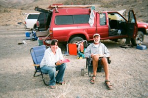 Ruth and Larry in base camp