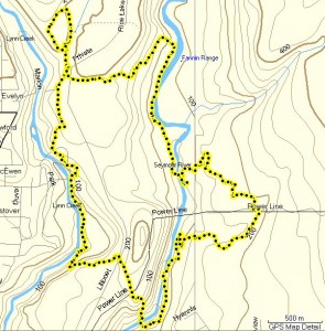 Phantom 12K trail race route