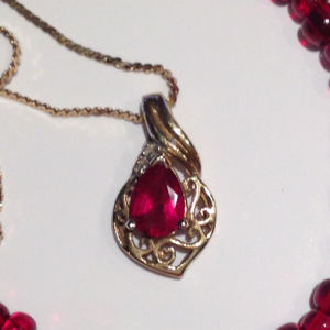 Ruby necklace