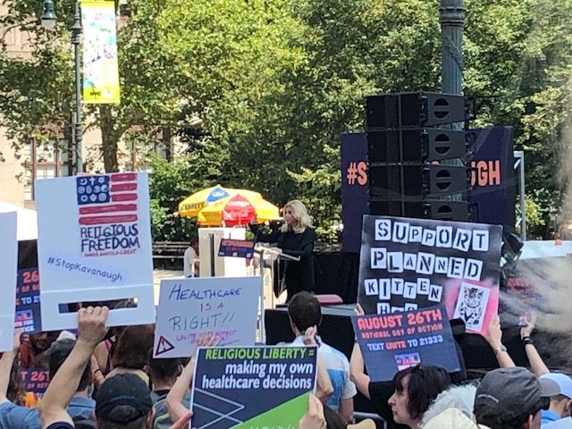 Protesting Kavanaugh SC appointment